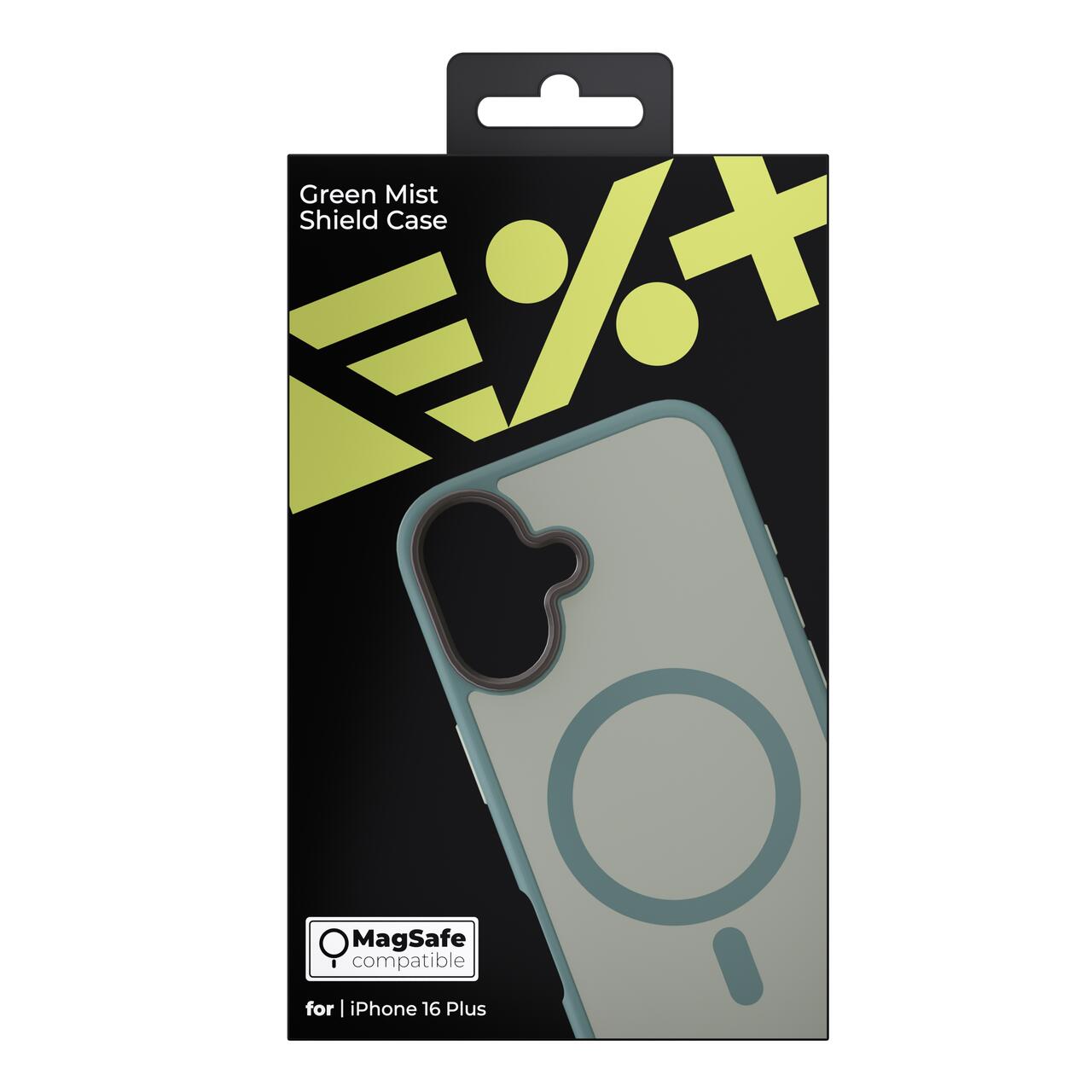 Husa de protectie NEXT ONE Mist Shield cu MagSafe pentru iPhone 16 Plus, Verde - iSTYLE RO