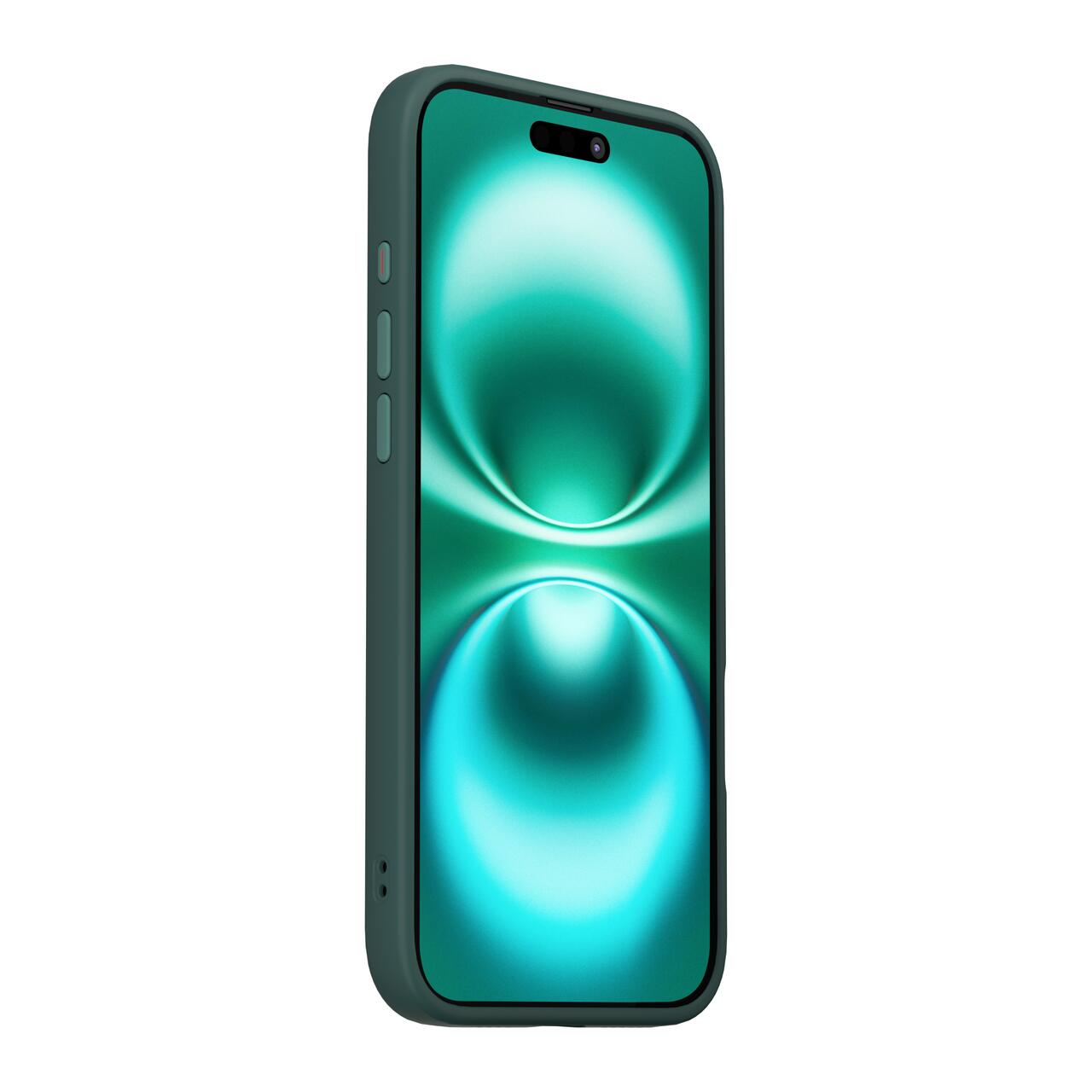 Husa de protectie NEXT ONE Mist Shield cu MagSafe pentru iPhone 16 Plus, Verde - iSTYLE RO