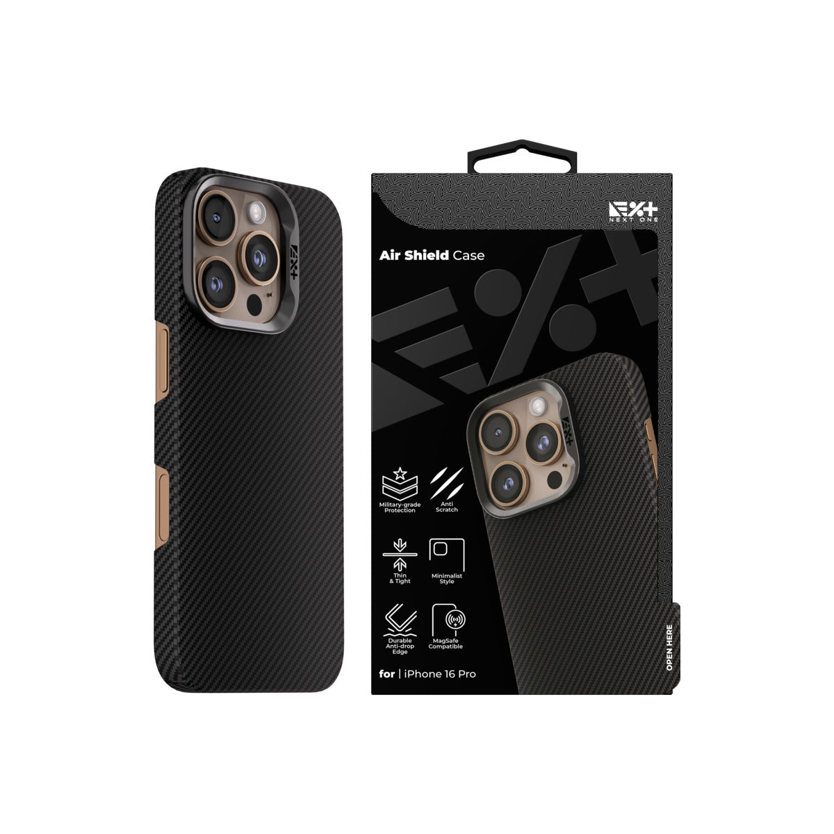Husa de protectie NEXT ONE AirShield pentru iPhone 16 Pro - iSTYLE RO