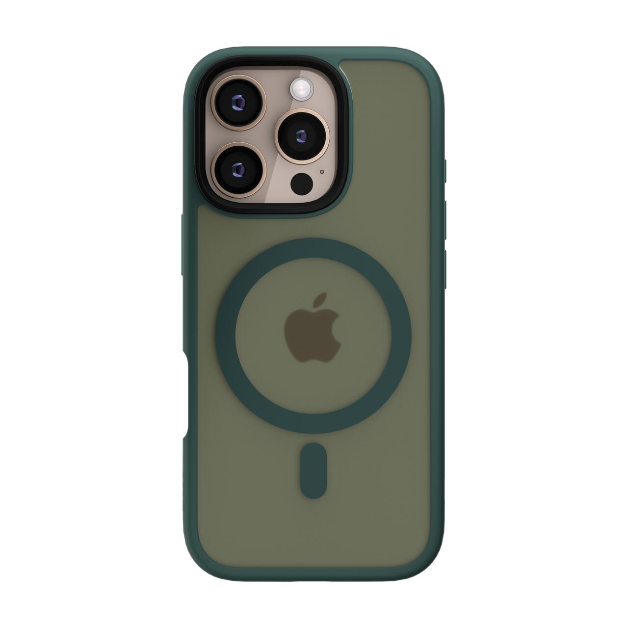 Husa de protectie NEXT ONE Mist Shield cu MagSafe pentru iPhone 16 Pro, Verde - iSTYLE RO