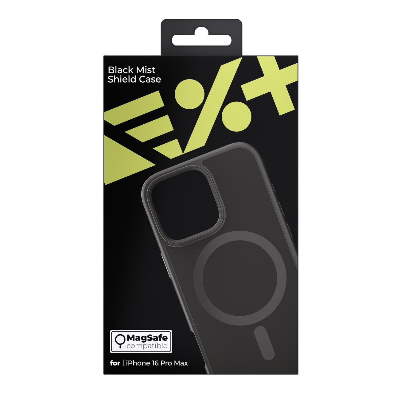 Husa de protectie NEXT ONE Mist Shield cu MagSafe pentru iPhone 16 Pro Max, Negru - iSTYLE RO
