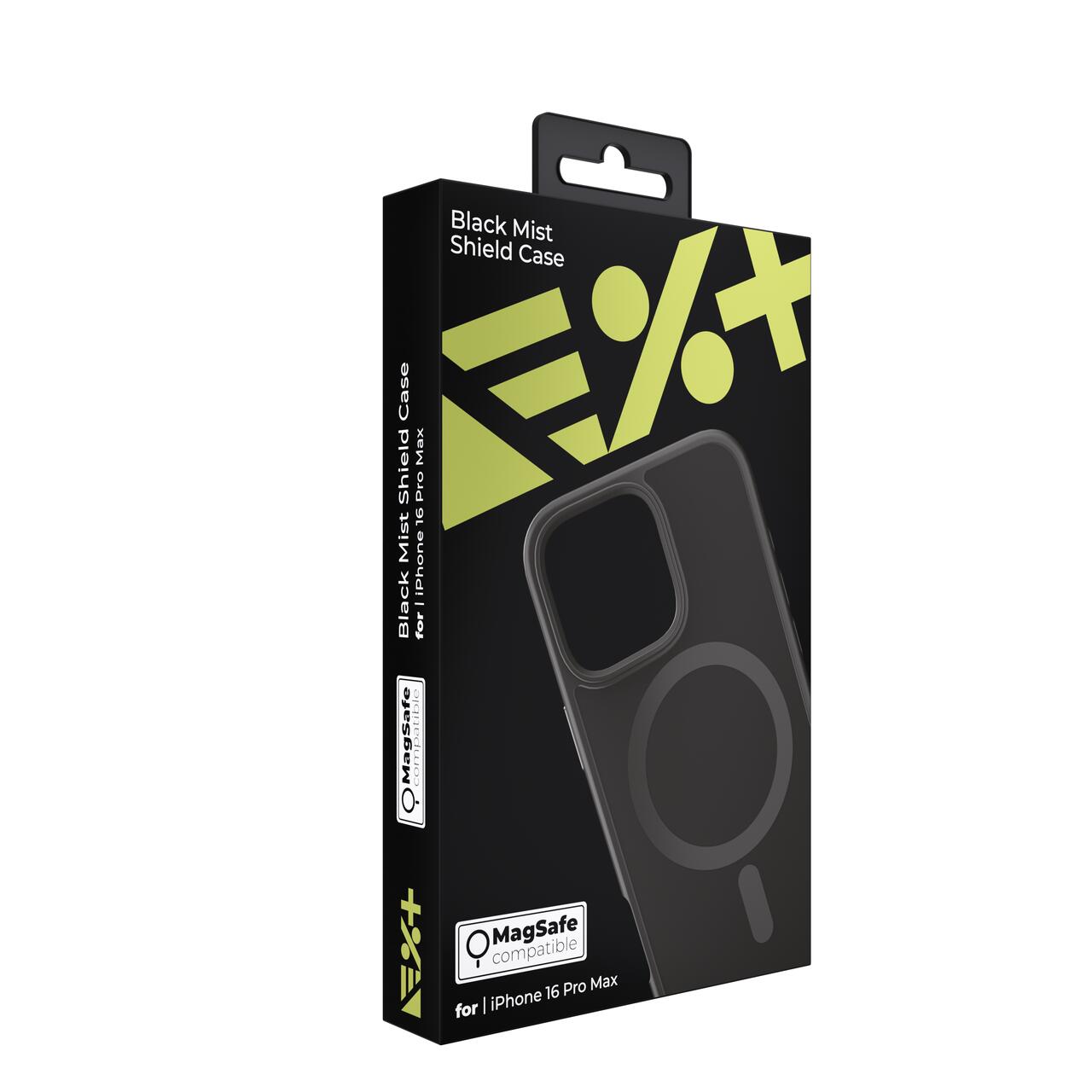 Husa de protectie NEXT ONE Mist Shield cu MagSafe pentru iPhone 16 Pro Max, Negru - iSTYLE RO