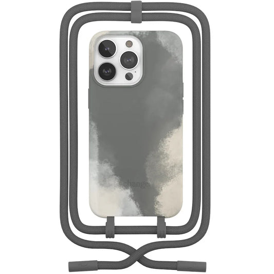 Husa de protectie Woodcessories Change Batik pentru iPhone 13 Pro, Anthracite Grey - iSTYLE RO