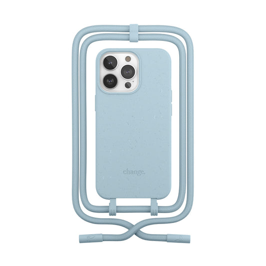Husa de protectie Woodcessories Change Case pentru iPhone 13 Pro, Pastel Blue - iSTYLE RO