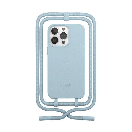 Husa de protectie Woodcessories Change Case pentru iPhone 13 Pro, Pastel Blue - iSTYLE RO