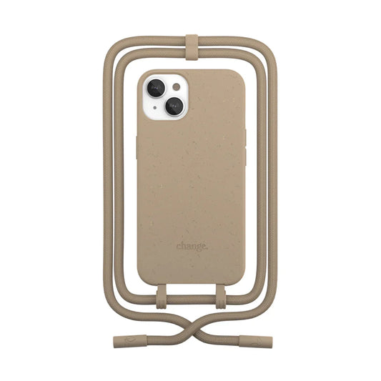Husa de protectie Woodcessories Change Case pentru iPhone 13, Taupe - iSTYLE RO