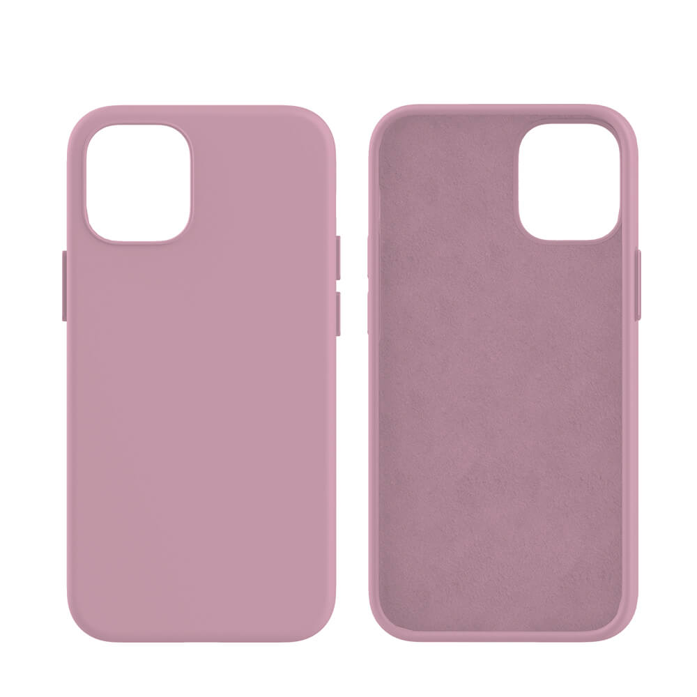 Husa de protectie NEXT ONE pentru iPhone 12 / iPhone 12 Pro, Silicon, Roz - iSTYLE RO