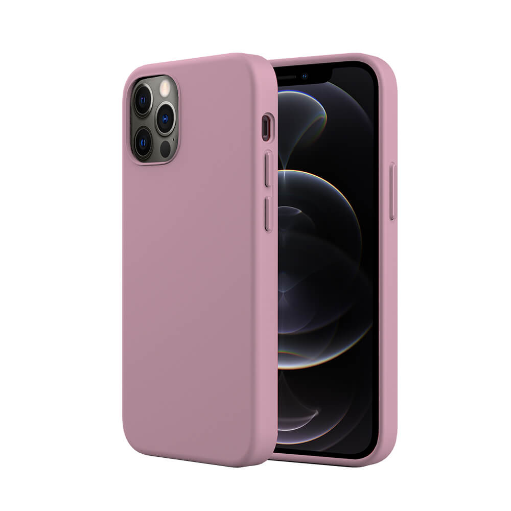 Husa de protectie NEXT ONE pentru iPhone 12 / iPhone 12 Pro, Silicon, Roz - iSTYLE RO
