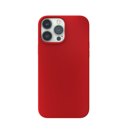 Husa de protectie NEXT ONE cu MagSafe pentru iPhone 13 Pro Max, Silicon, Rosu - iSTYLE RO