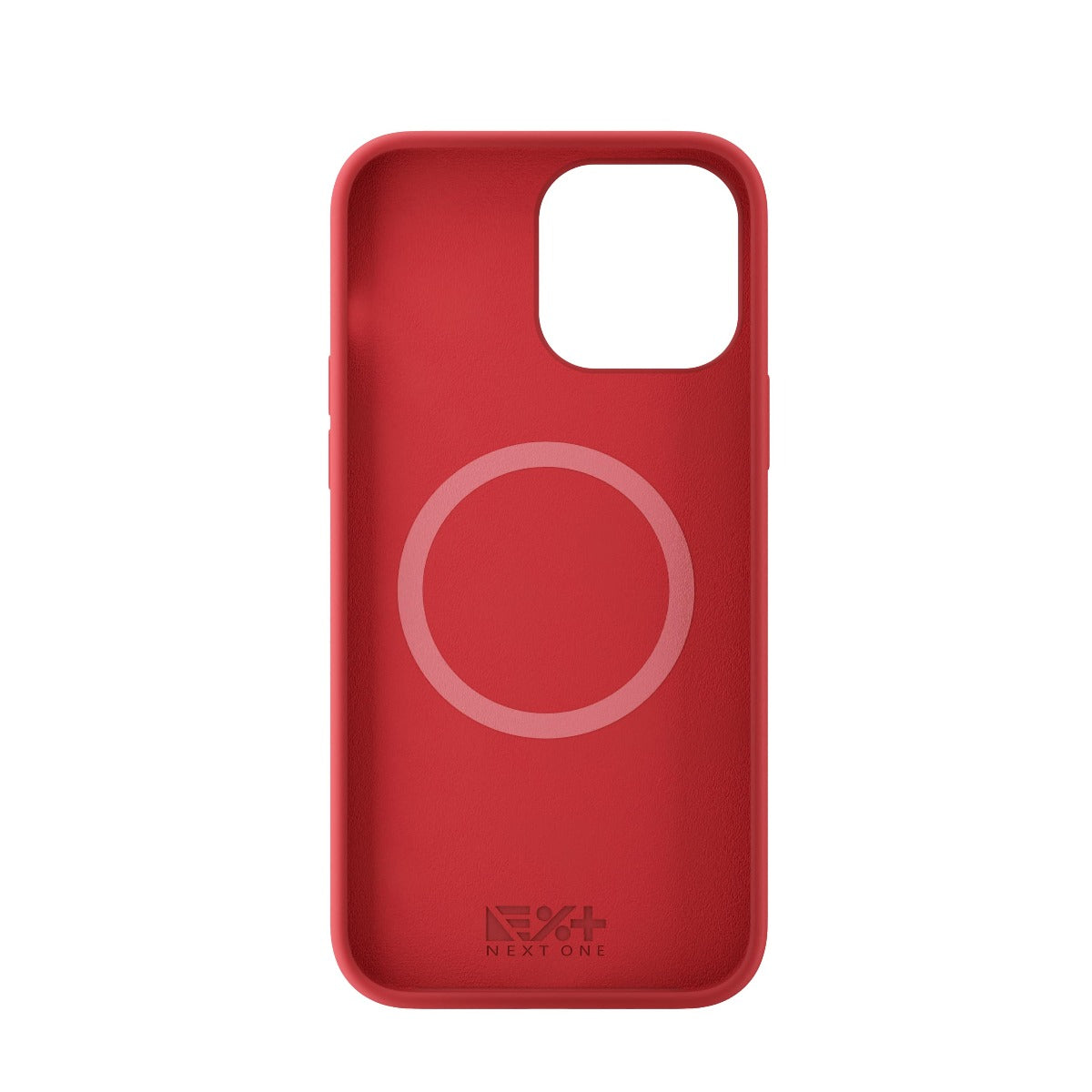 Husa de protectie NEXT ONE cu MagSafe pentru iPhone 13 Pro Max, Silicon, Rosu - iSTYLE RO