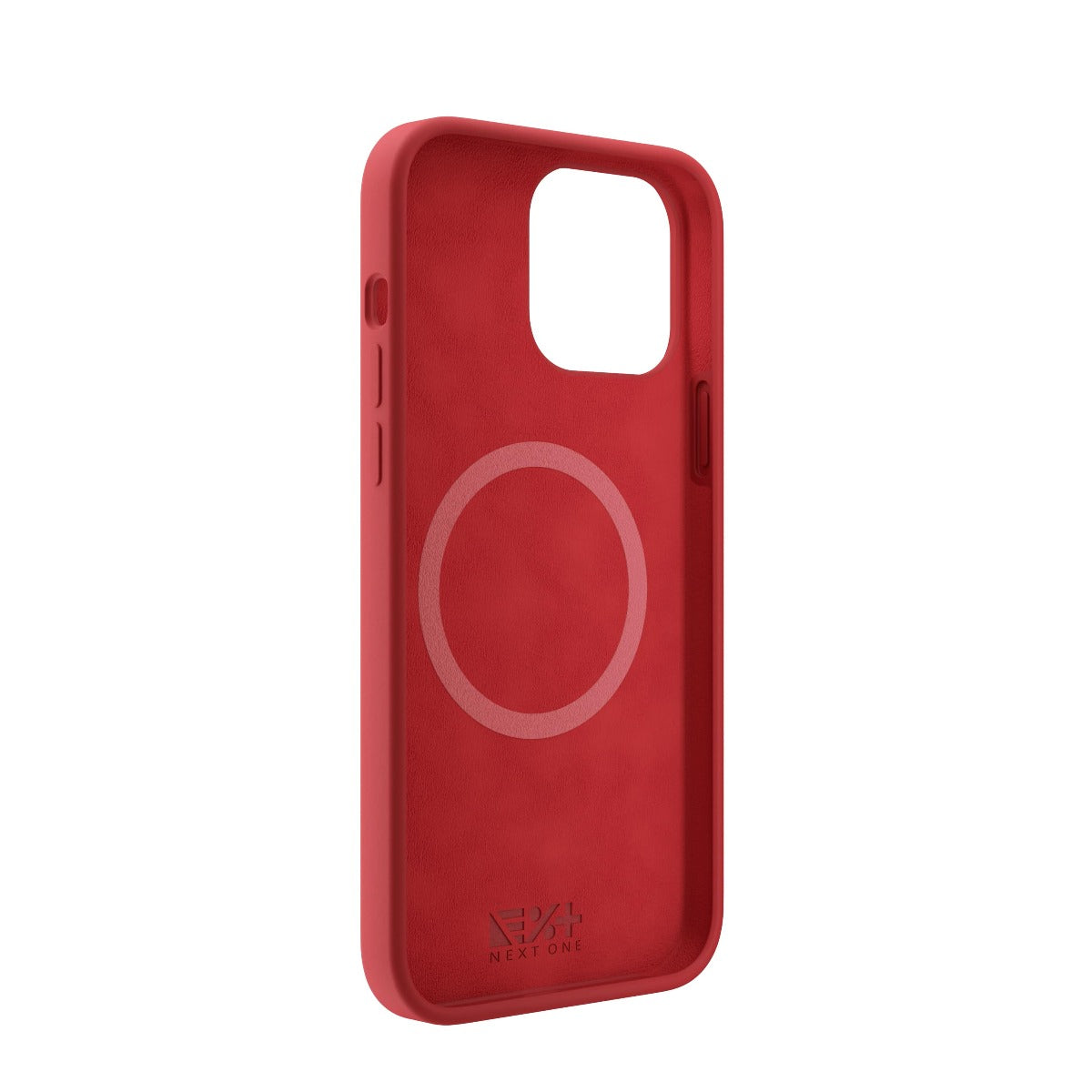 Husa de protectie NEXT ONE cu MagSafe pentru iPhone 13 Pro Max, Silicon, Rosu - iSTYLE RO