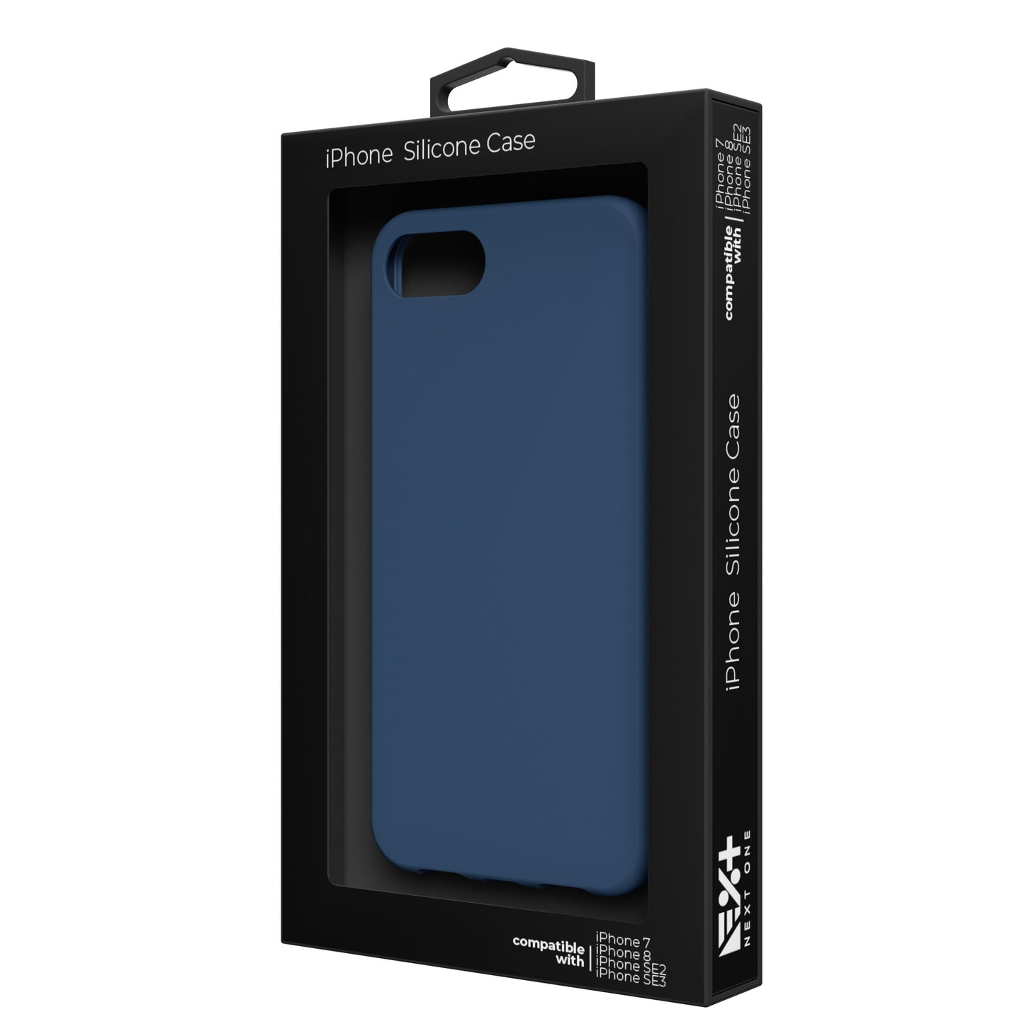 Husa de protectie NEXT ONE pentru iPhone SE, Silicon, Albastru - iSTYLE RO