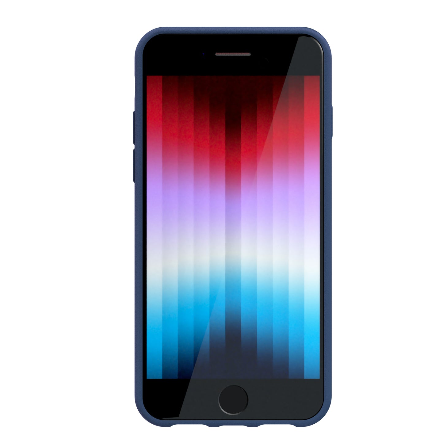Husa de protectie NEXT ONE pentru iPhone SE, Silicon, Albastru - iSTYLE RO