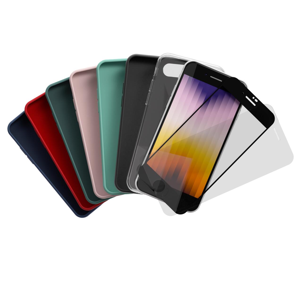 Husa de protectie NEXT ONE pentru iPhone SE, Silicon, Albastru - iSTYLE RO