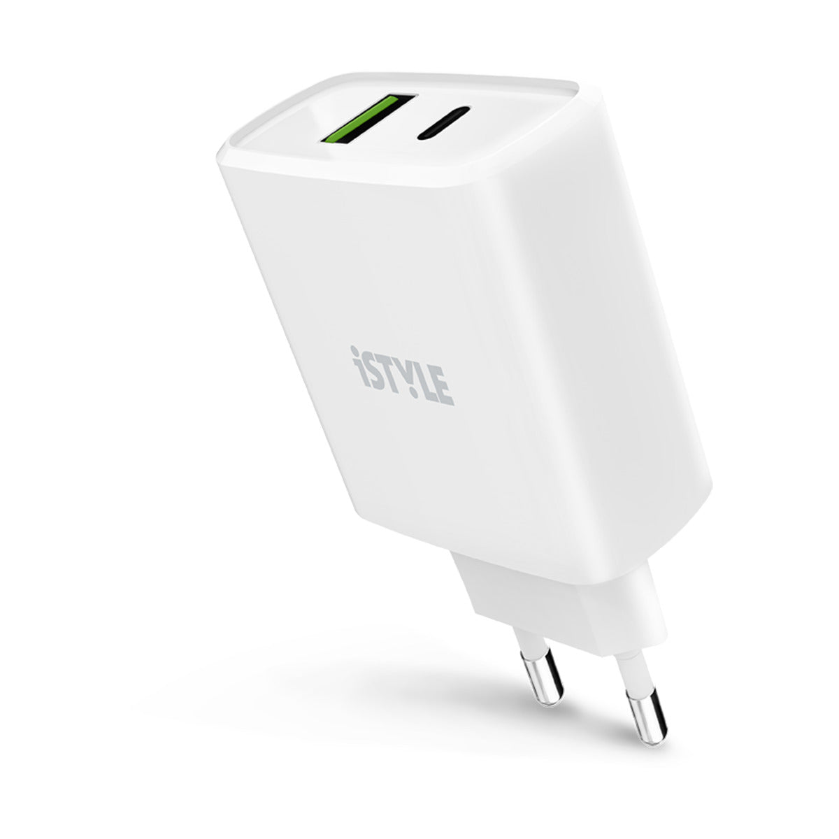 Adaptor priza iStyle 38W Pro Charger (20W USB-C; 18W USB-A) - iSTYLE RO