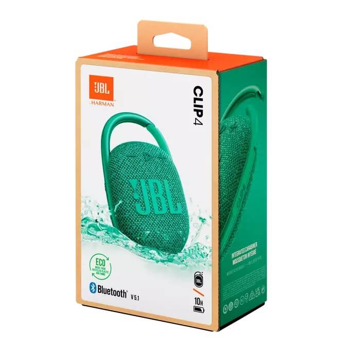 Boxa Portabila Bluetooth JBL Clip 4, 5W, Pro Sound, Waterproof, Verde - iSTYLE RO