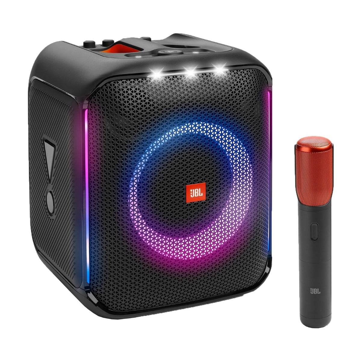 Boxa portabila JBL Partybox Encore, 100W, Bluetooth, 10H, Light show, IPX4, Microfon wireless, Negru - iSTYLE RO