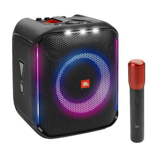 Boxa portabila JBL Partybox Encore, 100W, Bluetooth, 10H, Light show, IPX4, Microfon wireless, Negru - iSTYLE RO