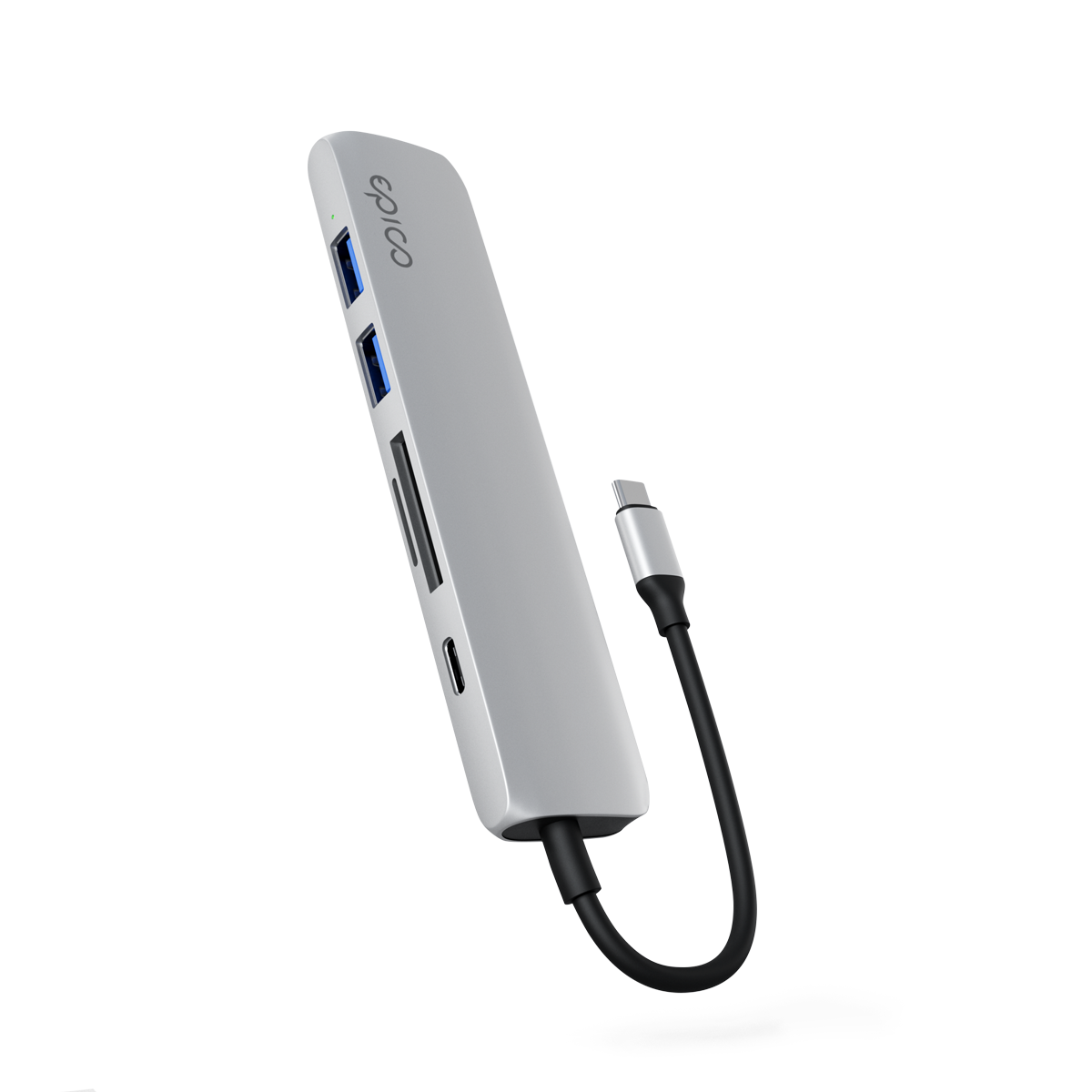 Adaptor Epico Type-C Hub 6in1 8K/30Hz, Space Grey - iSTYLE RO
