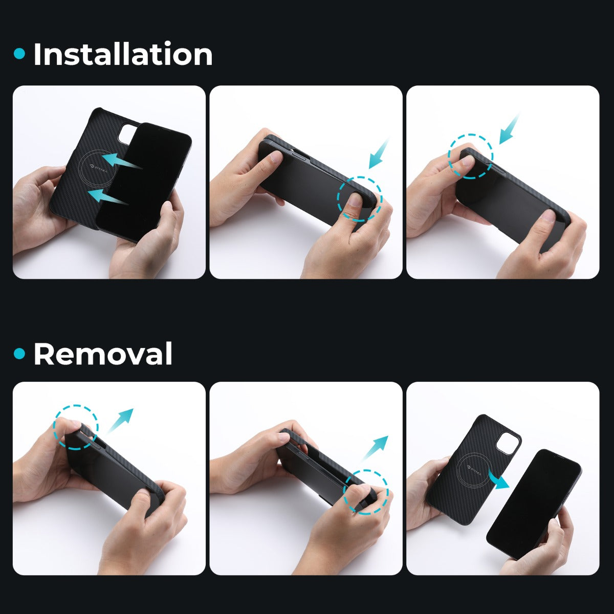 Resigilat: Husa de protectie Pitaka MagEZ 3 cu MagSafe pentru iPhone 14 Plus, Negru - iSTYLE RO