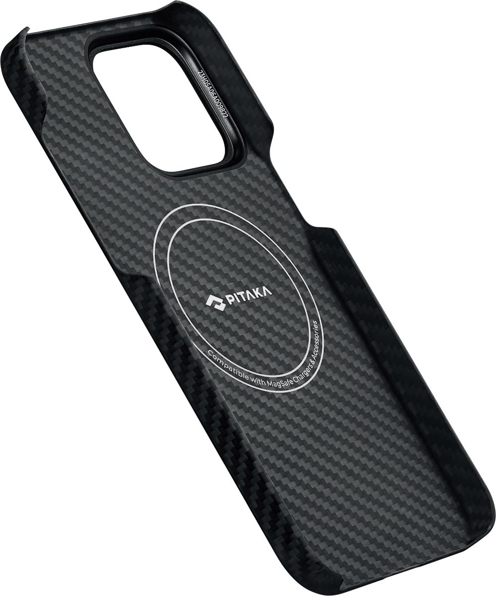 Husa de protectie Pitaka MagEZ 4 1500D cu MagSafe pentru iPhone 15 Pro, Negru - iSTYLE RO