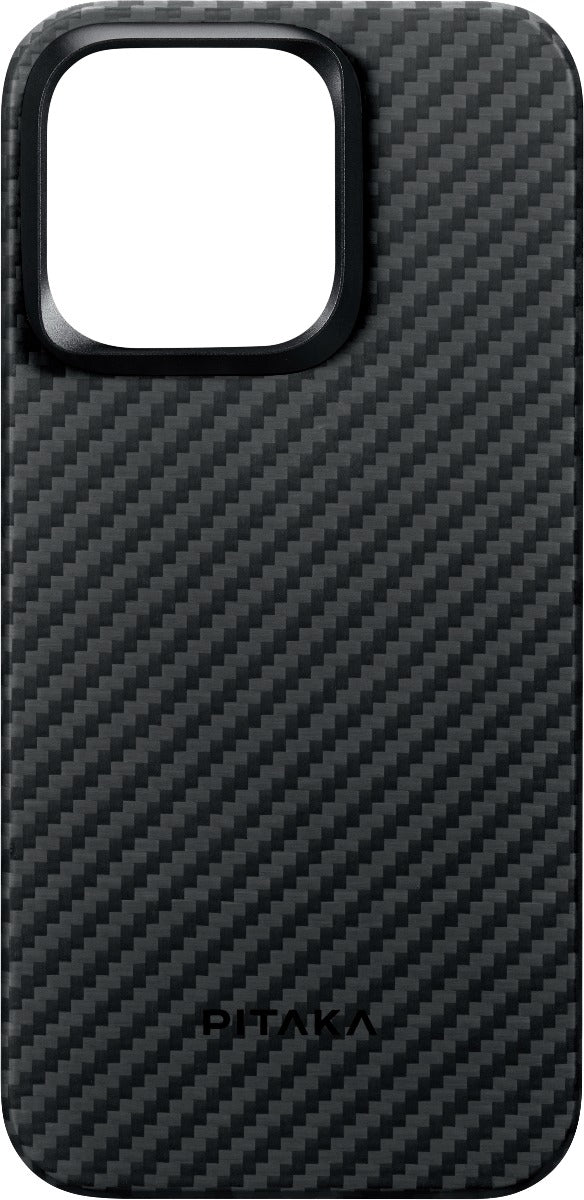 Husa de protectie Pitaka MagEZ 4 1500D cu MagSafe pentru iPhone 15 Pro, Negru - iSTYLE RO