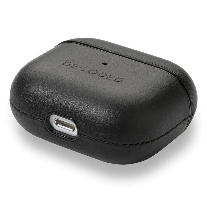 Husa de protectie Decoded AirCase pentru AirPods 3, Piele, Negru - iSTYLE RO