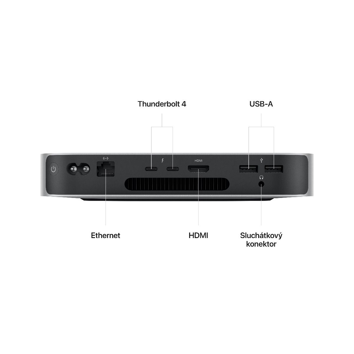Mac Mini, procesor Apple M2, 8 nuclee CPU si 10 nuclee GPU, 512GB SSD, INT