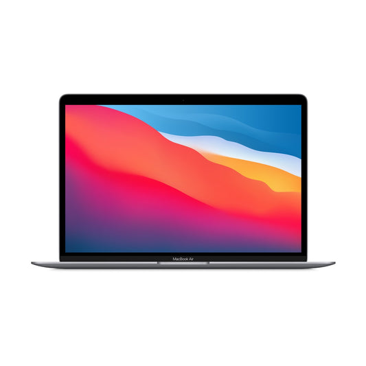 MacBook Air 13" True Tone, procesor Apple M1, 8 nuclee CPU si 7 nuclee GPU, 8GB, 256GB, Space Grey, INT KB - iSTYLE RO
