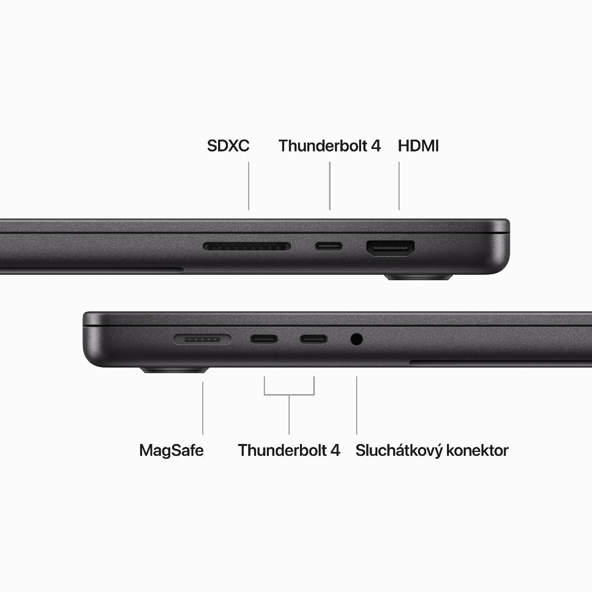 MacBook Pro 16", procesor Apple M3 Max, 16 nuclee CPU si 40 nuclee GPU, 48GB, 1TB SSD, Space Black