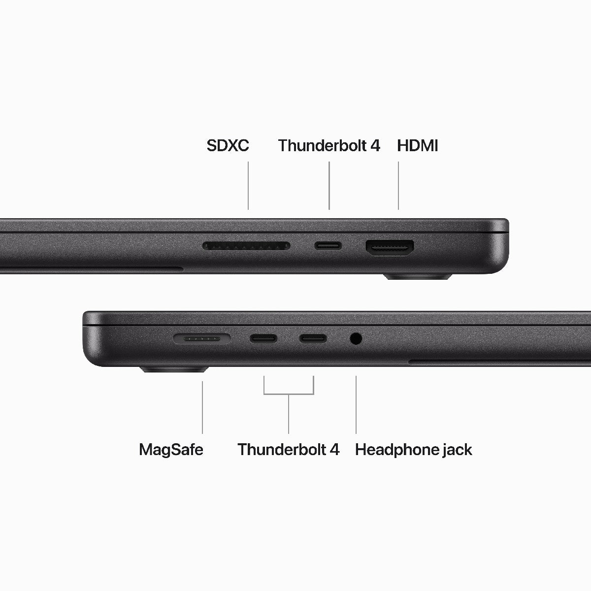 MacBook Pro 16", procesor Apple M3 Max, 14 nuclee CPU si 30 nuclee GPU, 1TB SSD, Space Black