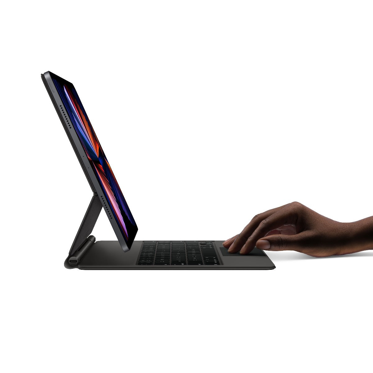 Husa cu tastatura Apple Magic Keyboard pentru iPad Pro 12.9" (gen.5) Negru, layout INT - iSTYLE RO