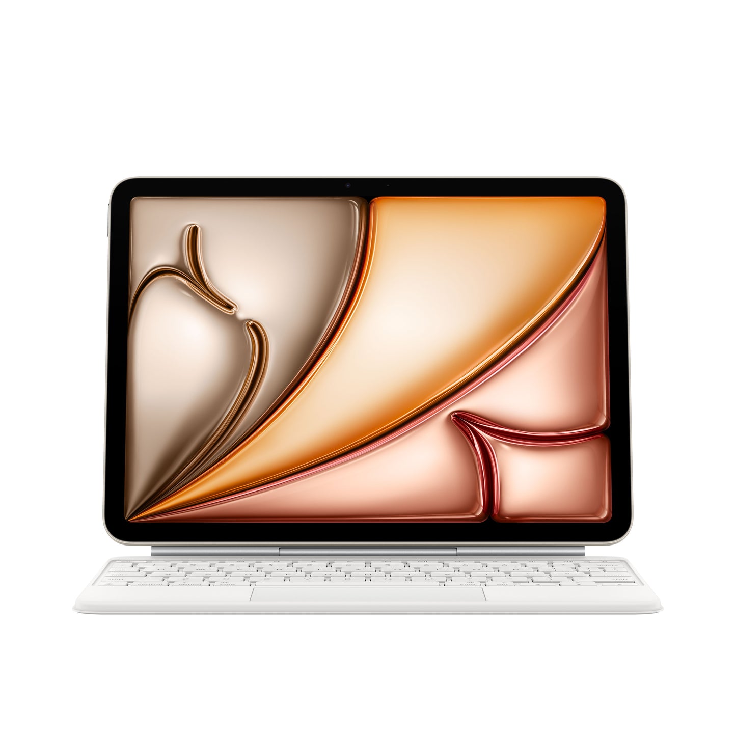 Resigilat: Husa cu tastatura Apple Magic Keyboard pentru iPad Air 11" (M3) Alb, layout RO - iSTYLE RO