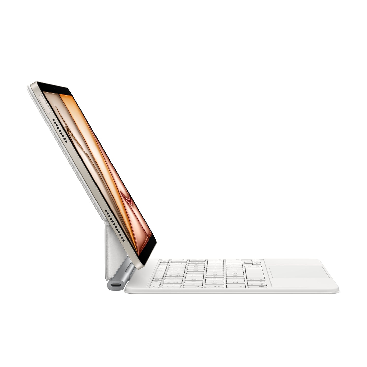 Resigilat: Husa cu tastatura Apple Magic Keyboard pentru iPad Air 11" (M3) Alb, layout RO - iSTYLE RO