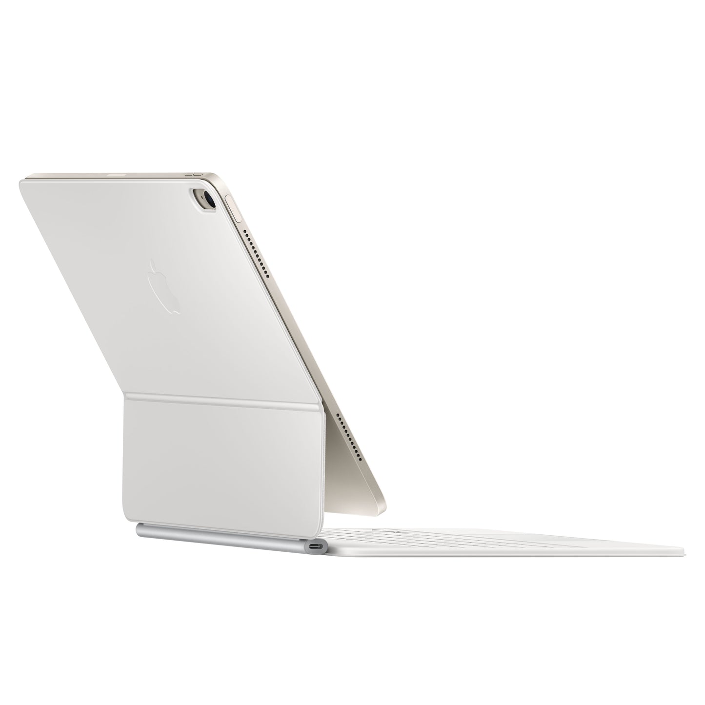 Resigilat: Husa cu tastatura Apple Magic Keyboard pentru iPad Air 13" (M3) Alb, layout INT - iSTYLE RO