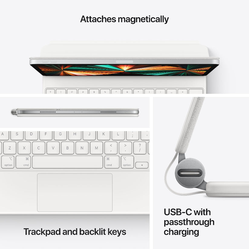 Husa cu tastatura Apple Magic Keyboard pentru iPad Pro 12.9" 3/4/5 Negru, layout RO - iSTYLE RO