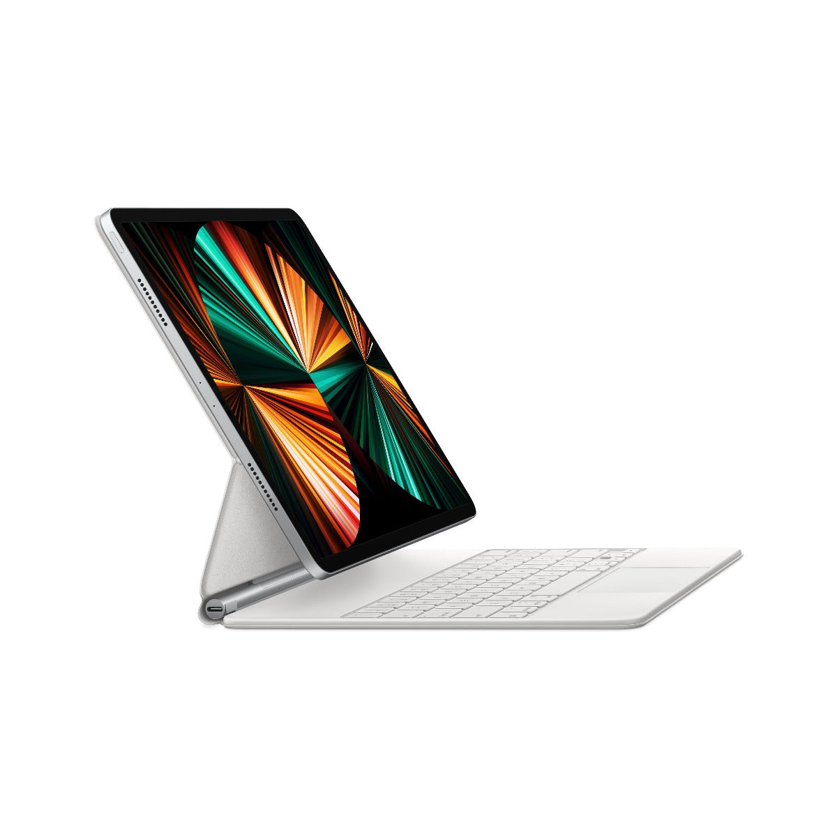 Husa cu tastatura Apple Magic Keyboard pentru iPad Pro 12.9" (gen.5) Alb, layout RO - iSTYLE RO