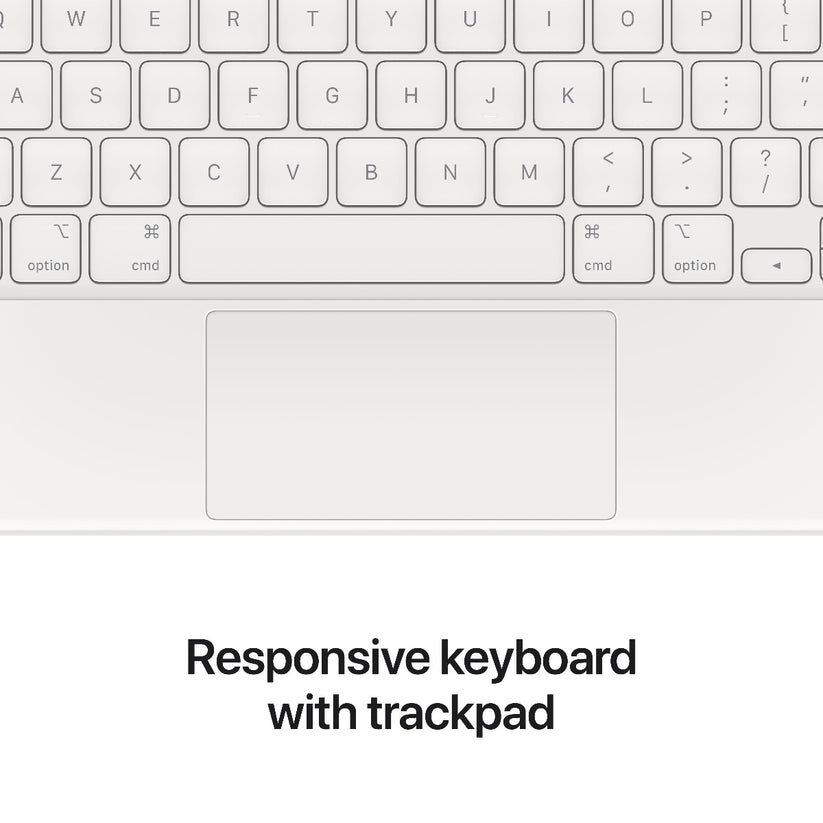 Husa cu tastatura Apple Magic Keyboard pentru iPad Pro 12.9" (gen.5) Alb, layout RO - iSTYLE RO