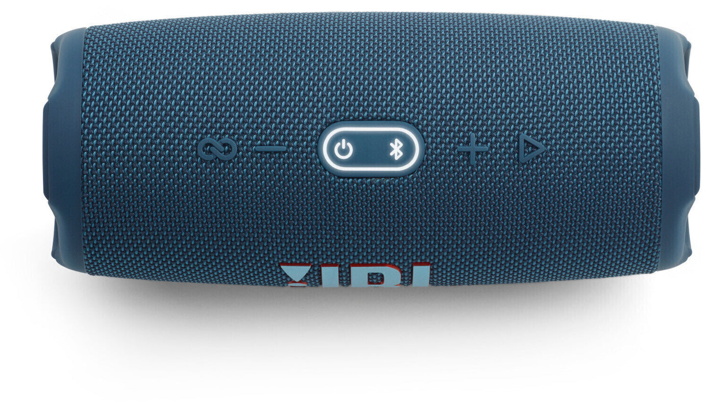 Boxa portabila JBL Charge 5, Bluetooth, Pro Sound, IP67, PartyBoost, Powerbank, Albastru - iSTYLE RO