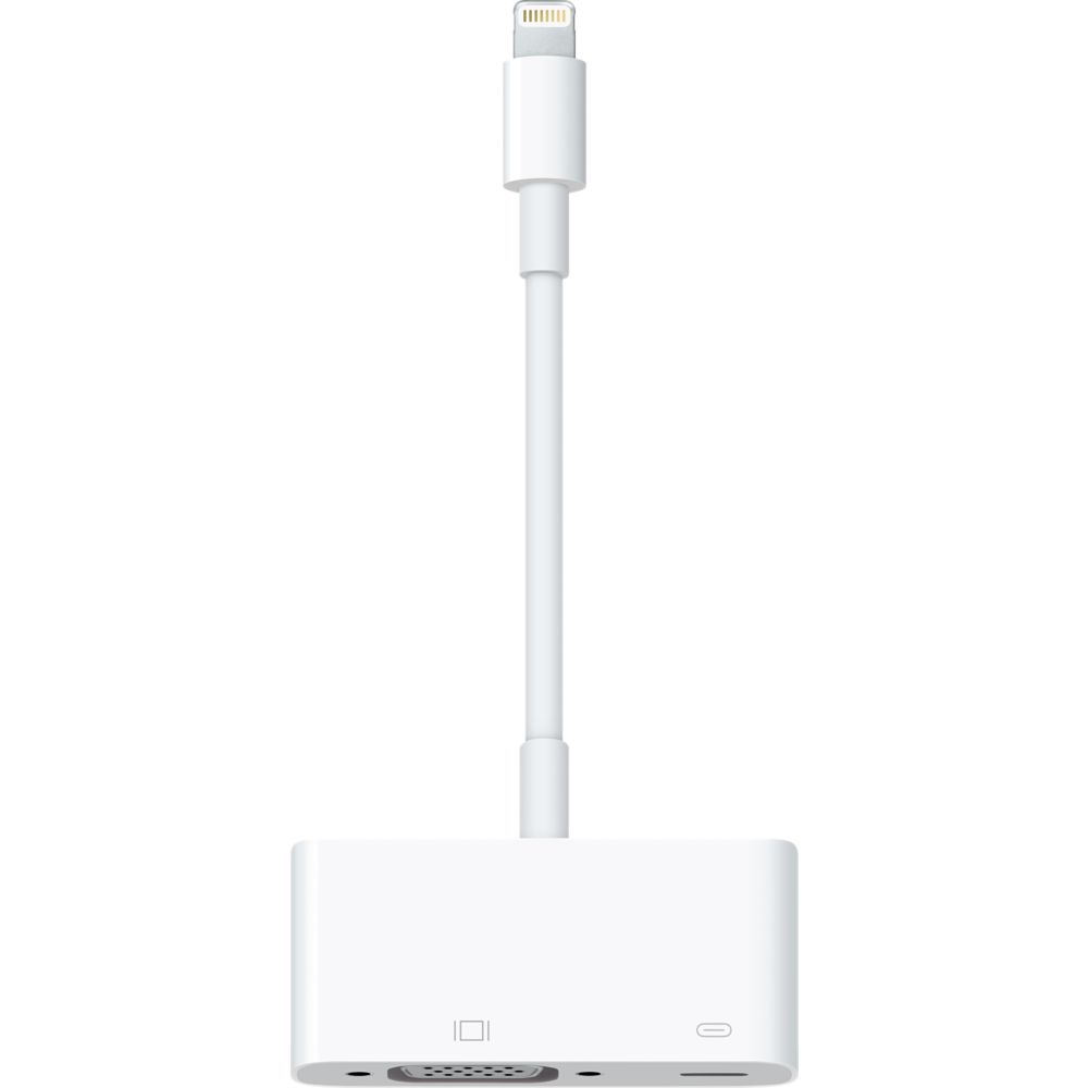 Adaptor Apple de la Lightning la VGA, Alb - iSTYLE RO