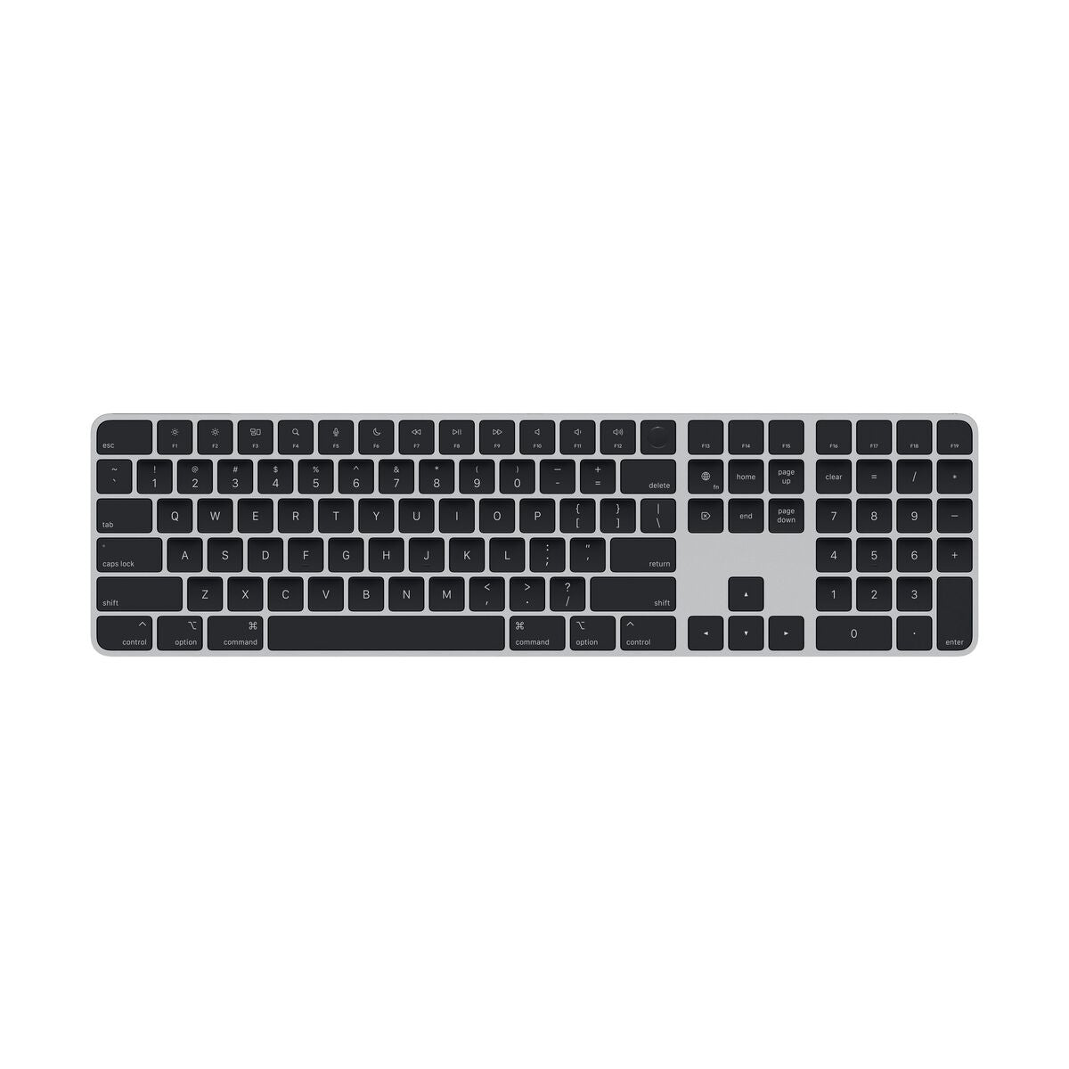 Tastatura Apple Magic Keyboard cu Touch ID si Numeric Keypad, US KB, Negru - iSTYLE RO