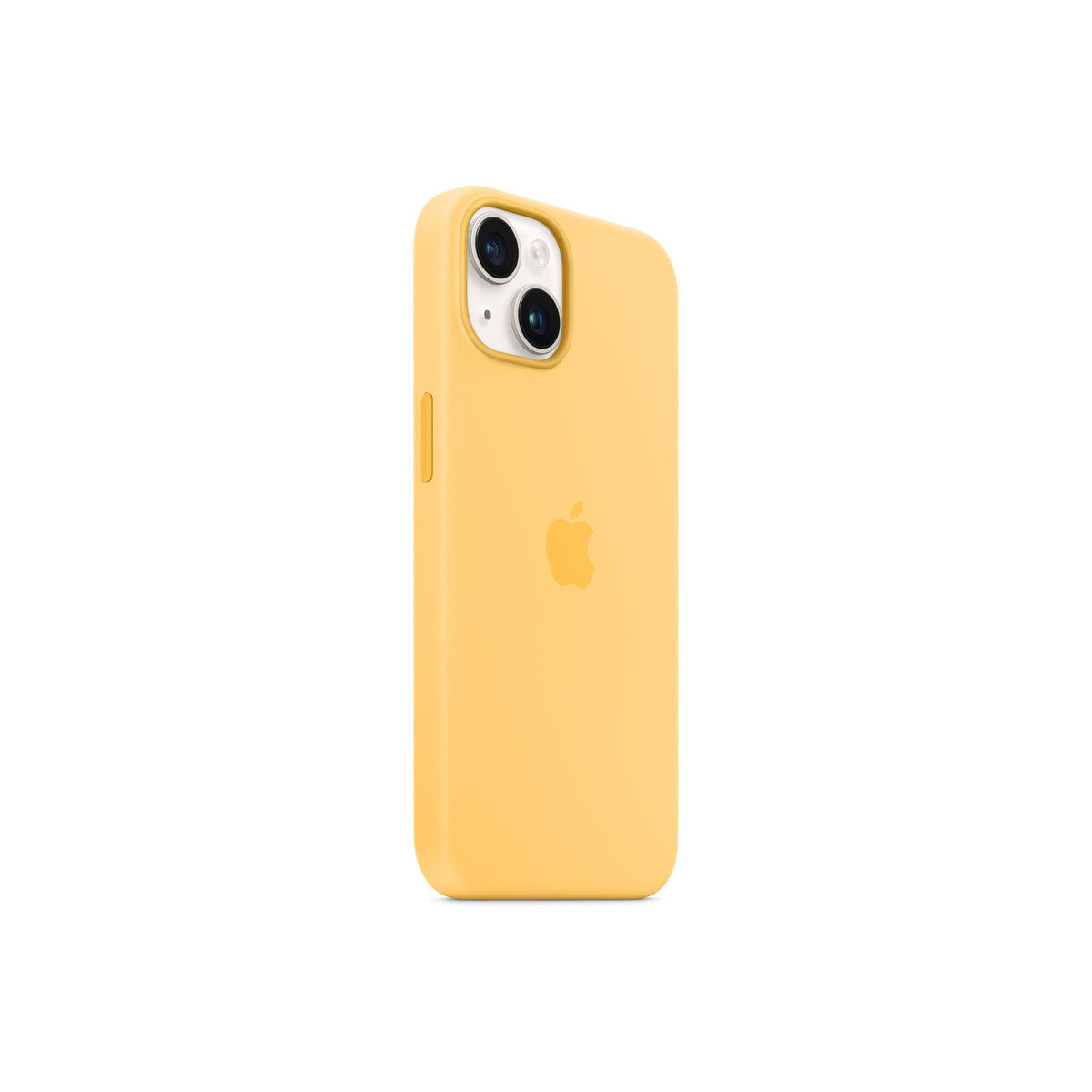 Husa de protectie Apple cu MagSafe pentru iPhone 14, Silicon, Sunglow - iSTYLE RO