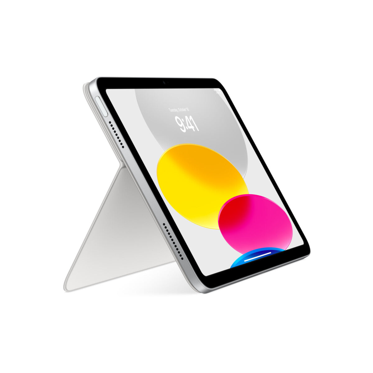 Resigilat: Husa cu tastatura Apple Magic Keyboard pentru iPad (gen.10) Alb, layout INT - iSTYLE RO