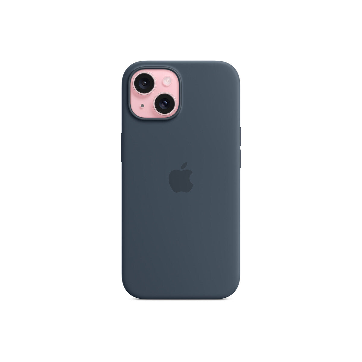 Husa de protectie Apple cu MagSafe pentru iPhone 15, Silicon, Storm Blue - iSTYLE RO