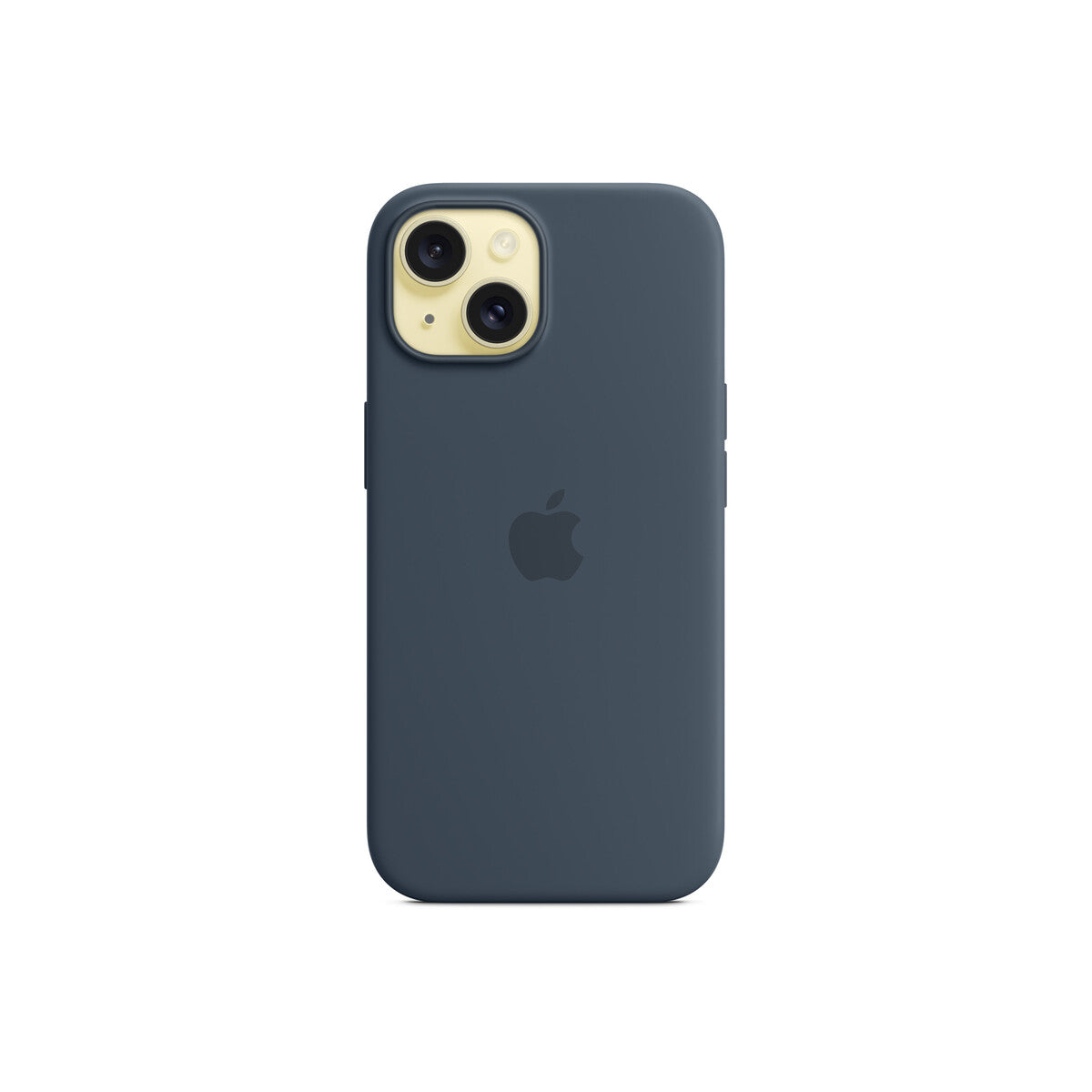 Husa de protectie Apple cu MagSafe pentru iPhone 15, Silicon, Storm Blue - iSTYLE RO