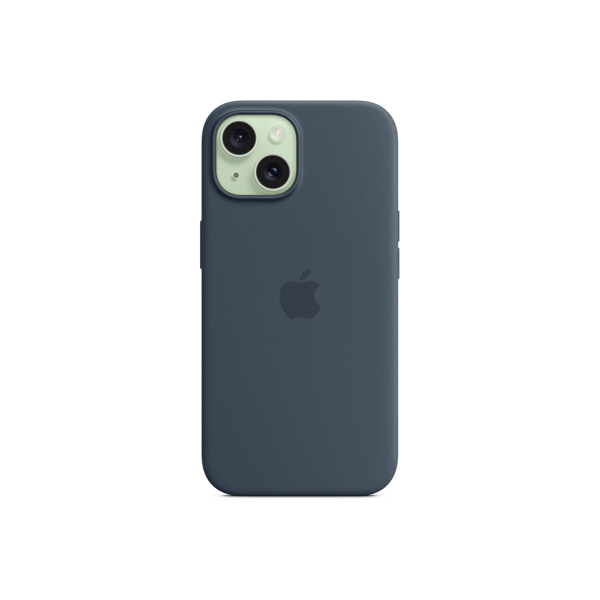 Husa de protectie Apple cu MagSafe pentru iPhone 15, Silicon, Storm Blue - iSTYLE RO