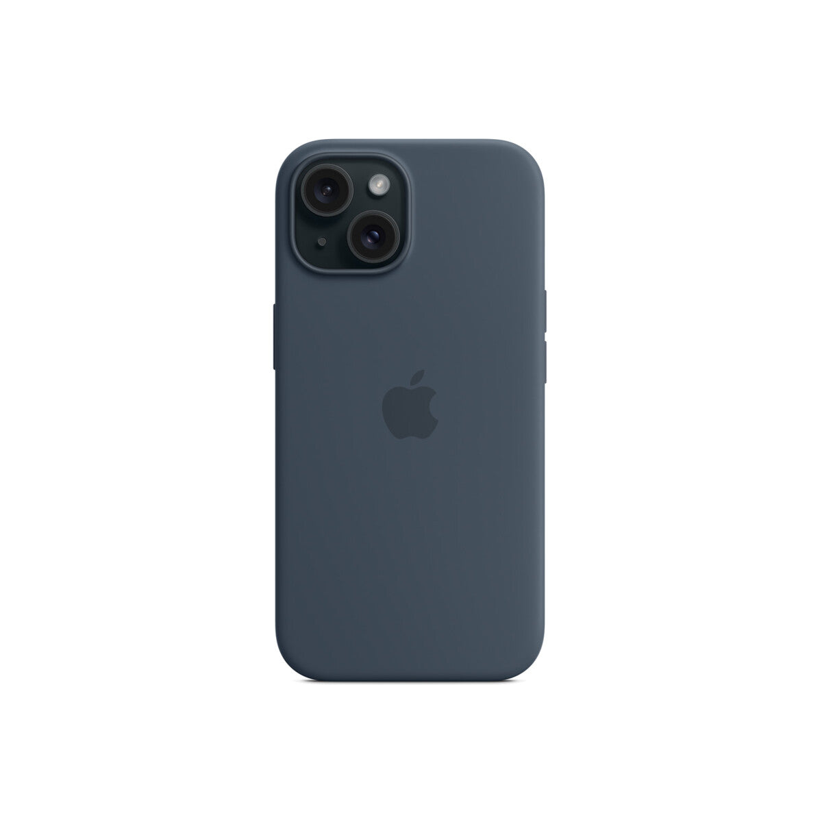 Husa de protectie Apple cu MagSafe pentru iPhone 15, Silicon, Storm Blue - iSTYLE RO