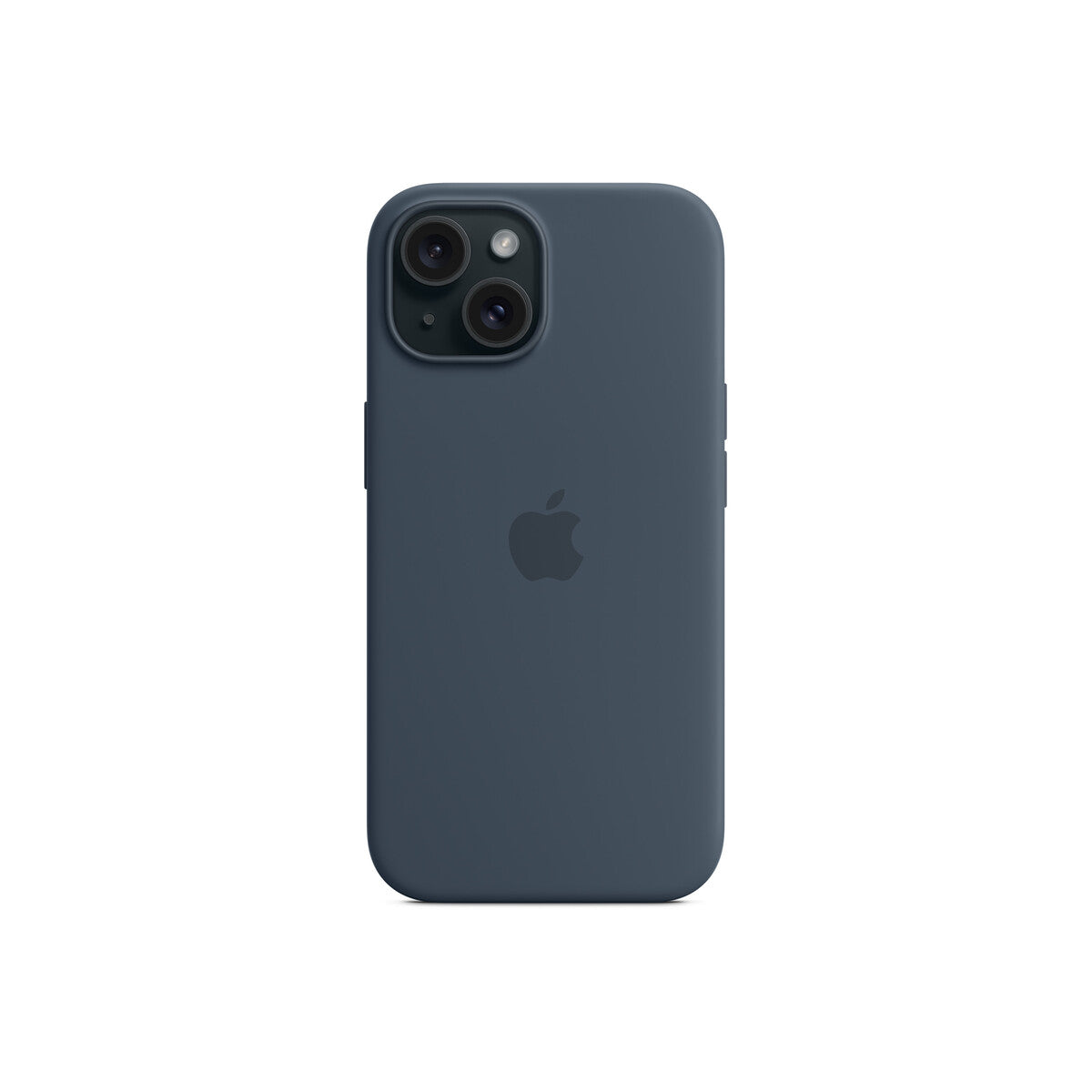 Husa de protectie Apple cu MagSafe pentru iPhone 15, Silicon, Storm Blue - iSTYLE RO