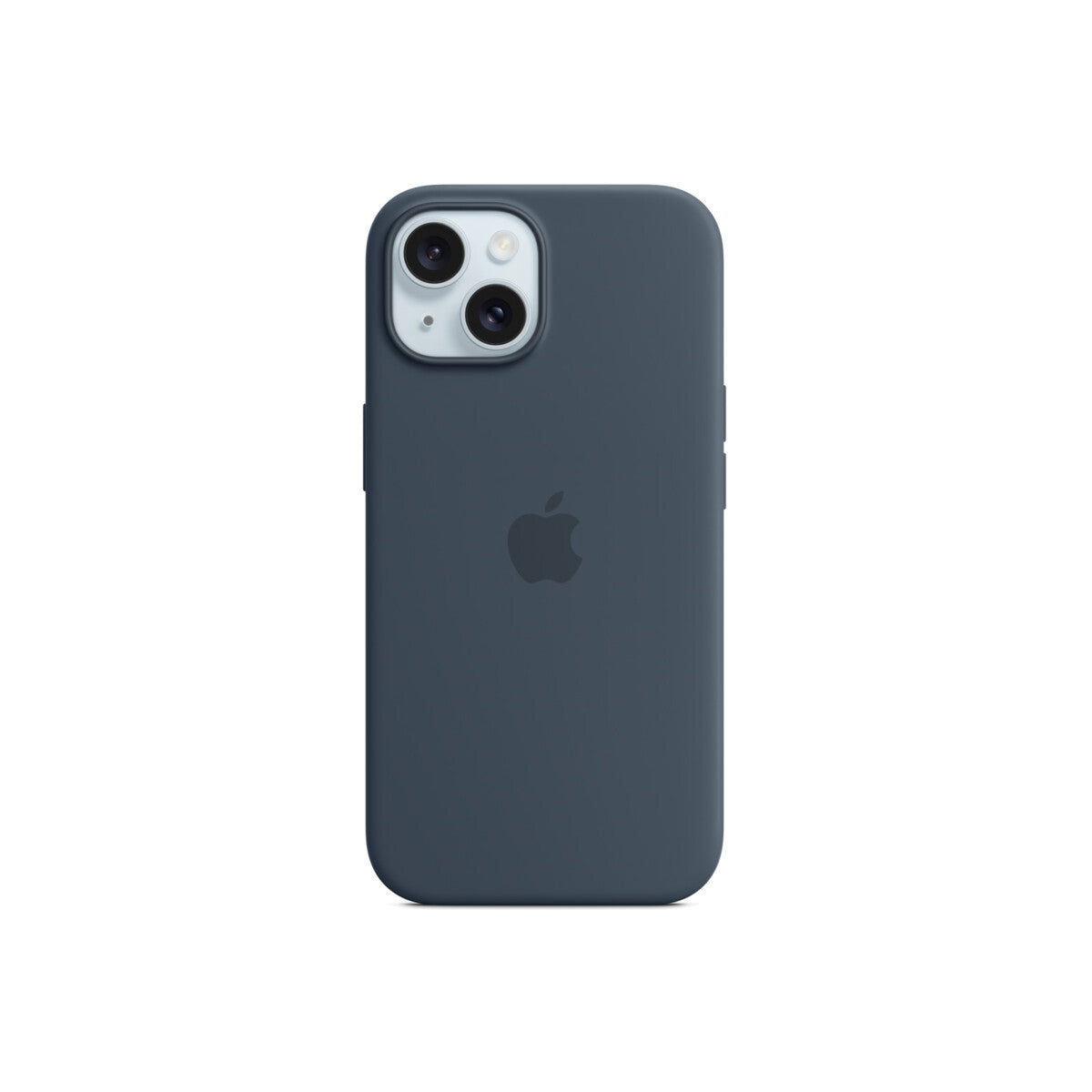 Husa de protectie Apple cu MagSafe pentru iPhone 15, Silicon, Storm Blue - iSTYLE RO