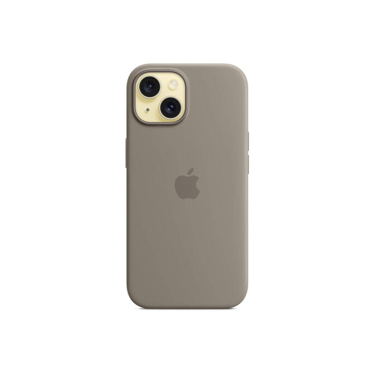 Husa de protectie Apple cu MagSafe pentru iPhone 15, Silicon, Clay - iSTYLE RO
